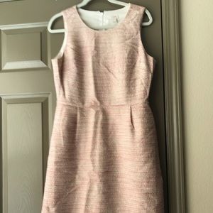 J Crew Factory Pink Tweed Sheath